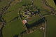 Colwyn Castle, Powys, aerial view