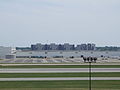 Main buildings as viewed from John Glenn Columbus International Airport