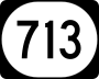 Kentucky Route 713 marker