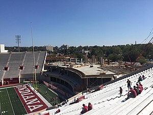 Memorial Stadium - Construction - September 23, 2017