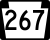 Pennsylvania Route 267 Truck marker