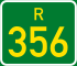 Regional route R356 shield