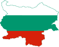 Flag map of Bulgaria (1914)