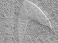 "Star Trek" Starfleet emblem – formed from dunes on Mars.[28][29]