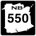 Route 550 marker