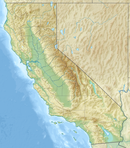 Location of San Luis Reservoir in California, USA.