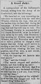 "A Good Joke" (Weekly Marysville Tribune, December 23, 1863)