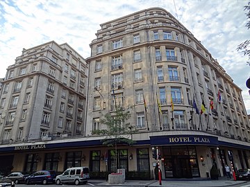 Hotel Le Plaza on the Boulevard Adolphe Max