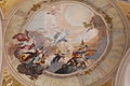 Fresco on the ceiling of the nave of Madonna in prato