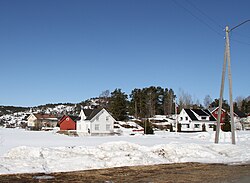 View of the village area