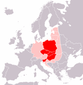 Map of Central Europe, according to Lonnie R. Johnson (2011):[101]   Countries usually considered Central European (citing the World Bank and the OECD)   Countries considered to be Central European only in the broader sense of the term