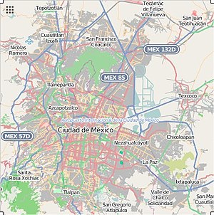 Liga de Balompié Mexicano is located in Greater Mexico City