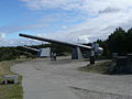 Some of the cannons at the Hanstholm Fortress, now a World War II museum.