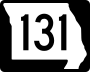Route 131 marker
