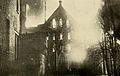 The Capitol on fire in 1911
