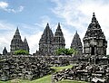 The Prambanan temple complex dedicated to Trimurti Hindu godstemple