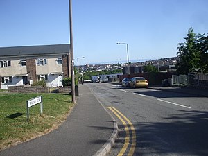 Ramsey Road, northwestern rim of Gibbonsdown