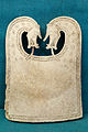 Whalebone plaque found at the Scar boat burial site