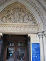 Image 16Entrance at Truro Cathedral has a welcome sign in several languages, including Cornish. (from Culture of Cornwall)