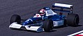 Kazuki Nakajima driving his father's 1990 Tyrrell 019.