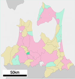 Location of Inakadate