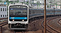 A Keihin-Tohoku Line 209 series EMU, March 2009