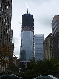 Progress as of October 13, 2011. Steel is at 86 floors, glass is at 60 floors and concrete is at 76 floors.