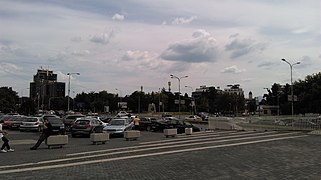 Carpark of Skanderbeg square
