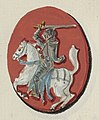 Erroneous image of the coat of arms of Smolensk from the Polish armorial of the late 19th century - Pahonia[38]