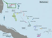 Symphyotrichum lucayanum distribution map: Grand Bahama.