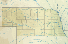 Map showing the location of Samuel R. McKelvie National Forest