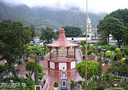 The Zocalo in Tlapa de Comonfort