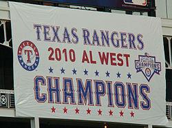 2010 Western Division Champions banner