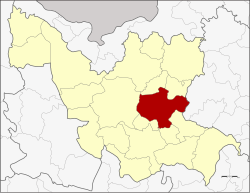 District location in Udon Thani province