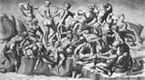 Copy of Michelangelo's Battle of Cascina by his pupil Aristotele da Sangallo, c.1542
