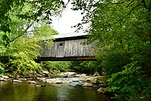 Lumber Mill Covered Bridge Belvedere Vermont