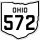 State Route 572 marker