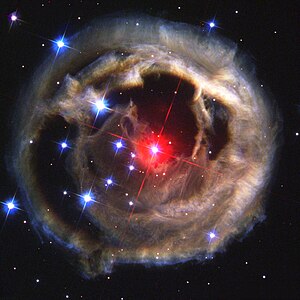 Light echo around V838 Monocerotis.