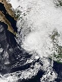Willa nearing landfall in Sinaloa