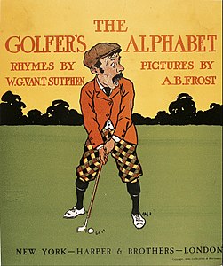 Front Cover of The Golfer's Alphabet (1898)