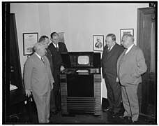 FCC inspects the latest in television (Washington, D.C., December 1, 1939)