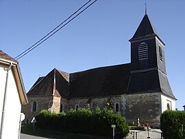 The church in La Villeneuve-au-Chêne