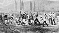 Image 33One of the two Harvard vs. McGill games played in 1874 (from History of American football)