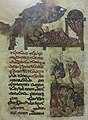 Feast of the Discovery of the True Cross, from a 13th-century Nestorian Peshitta Gospel book written in Estrangela, preserved in the SBB.