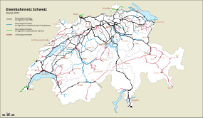 Swiss railway network
