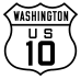 U.S. Route 10 marker