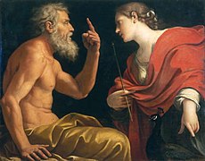 Aeolus and Juno by Lucio Massari