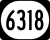 Kentucky Route 6318 marker