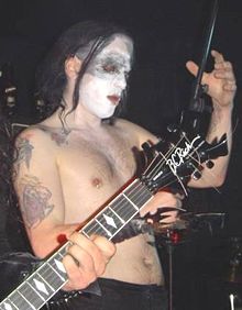 Maniac live with Mayhem in 2004