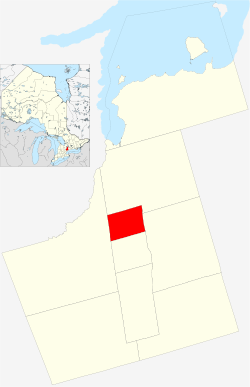 Location of Newmarket within York Region